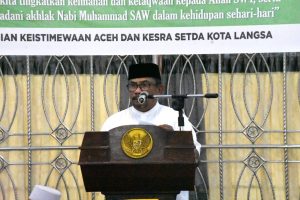 Sambutan Pj Wali Kota Langsa, Pada Peringatan Maulid Nabi Besar Muhammad SAW Tahun 1444 H