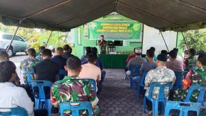 Danramil 23/Lgst Silaturahmi Bersama Komponen Masyarakat Binaan Sebagai Komunikasi Sosial