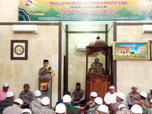 Polres Langsa Peringati Maulid Nabi Besar SAW 1444H