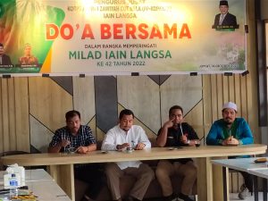 IAIN Langsa Milad Ke-42, KOPAZKA Gelar Doa Bersama