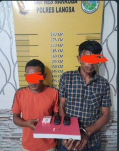 Dua Pengedar Sabu Diringkus Sat Narkoba Polres Langsa