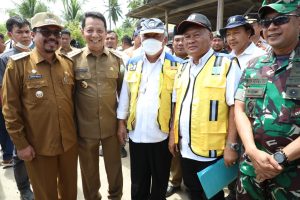 Pasca Bencana Banjir, Menteri PUPR Tinjau Tanggul Krueng Keureuto Jebol