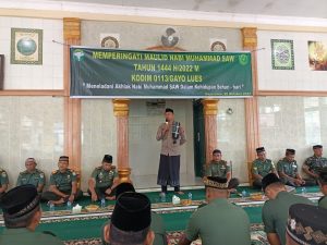 Kodim 0113/Gayo Lues Memperingati Maulid Nabi Muhammad SAW 1444 H