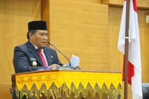 Pj Bupati Hadiri Penutupan Masa Persidangan I DPRK Pidie Tentang Pembahasan Raqan Pidie 2022