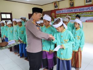 Kapores Gayo Lues Jalin Tali Asih dengan Santri Ruhul A’ Zham