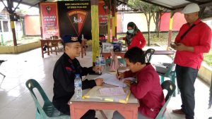 Jelang Memperingati Hut Brimob ke 77 Tahun, Brimob Kompi 2 Batalyon B Pelopor Satbrimob Polda Aceh Gelar Donor Darah di Mako Kompi 2 Batalyon B Pelopor