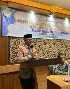 Tingkatkan Kualitas Lingkungan Belajar PKG PAUD, Disdikbud Aceh Utara Gelar Bimtek