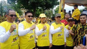 HUT Ke- 58 Tahun Golkar, DPD II Golkar Aceh Tengah Gelar Jalan Sehat, Zikir Akbar dan Kegiatan Sosial