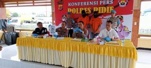 Pelaku Pengrusakan Pompa Minyak SPBU Sigli Dibekuk Sat Reskrim Polres Pidie