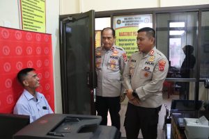 Lagi-lagi, Kapolres Aceh Utara Sidak Ruang Pelayanan SKCK