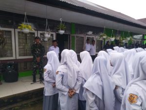 Kapten Inf Karsono Tanamkan Kedisiplinan Bagi Siswa/i MAN 1 Langsa