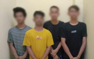Menyelinap Masuk Rumah Kos Mahasiswi, 4 Pemuda Gol Ke Polisi