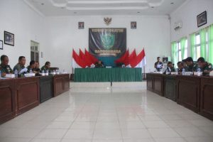 Kodim 0104/Atim Gelar Acara Sidang Pankar UKP Dan Jabatan