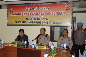 Kompolnas Lakukan Penilaian di Polsek Linge Sebagai Nominasi Award 2022