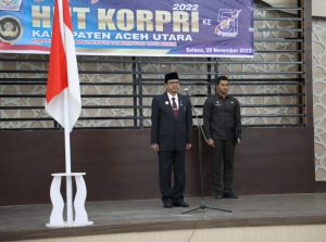 Upacara HUT ke-51 KORPRI, Ini Pesan Pj Bupati Aceh Utara