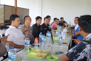 Polres Pidie silaturahmi dengan rekan-rekan wartawan