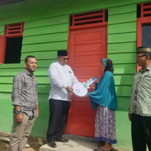 Pemko Kota Langsa Melalui Baitul Mal Membangun Satu Unit Rumah