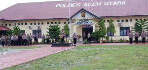 Pimpin Apel Gelar Pasukan Cegah Guantibmas, Kapolres Cek Kenderaan dan Kesiapan Jelang 4 Desember 2022