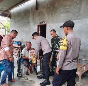 Polri Peduli Korban Konflik, Polres Aceh Utara Hingga Polsek Jajaran Berikan Bansos
