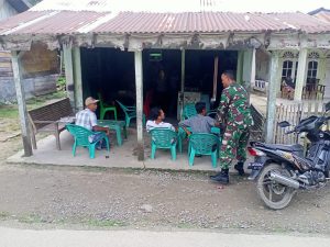 Sertu Azlin : Komsos Wadah Silaturahmi Babinsa dengan Masyarakat