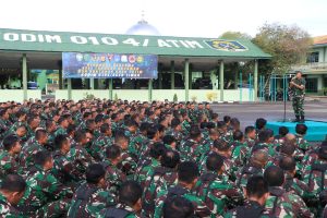 Jam Komandan, Dan Arahan Dandim 0104/Aceh Timur