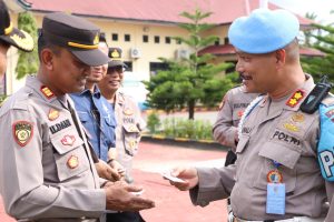 Tegakkan Disiplin, Tim Bid Propam Polda Aceh Lakukan Gaktibplin di Polres Aceh Utara