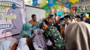 Dandim 0104/Atim Hadiri Kegiatan Pencanangan Sub PIN Polio Di Kota Langsa