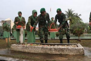Peringati Hari Juang Kartika TNI AD, Kodim 0104/Atim Gelar Ziarah Di TMP Kota Langsa