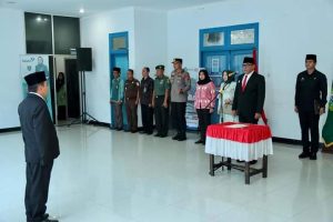 KAPOLRES MADINA HADIRI UPACARA PELANTIKAN SEKDA KAB. MADINA