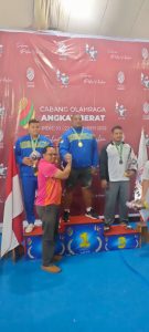 Bripka Saiful Bahri Anggota Sat Brimob Polda Aceh Raih Emas Cabor Angkat Berat PORA Pidie