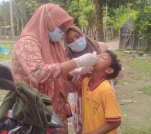Imunisasi Polio Di Pidie Dekati Target