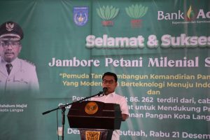 MOELDOKO, Buka Jambore Petani Melenial se Aceh di Kota Langsa Tahun2022