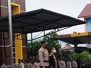 Polres Agara Gelar Apel Pasukan Operasi Lilin Seulawah 2022 Sukses, dan Tertib