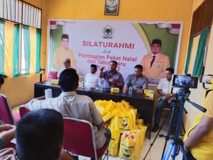 Salim Fakhry Selian MM Kucurkan 3.800 Paket Nataru di Agara