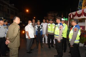 Bupati Tapsel Tinjau Beberapa Pos Pam Nataru 2023
