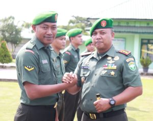 Dandim 0111/Bireuen Pimpin Acara Tradisi Korps Raport Pindah Satuan