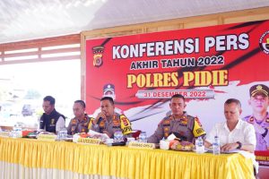 Ini Capaian Kinerja Polres Pidie Tahun 2022