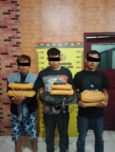 Bawa Ganja ke Sumut, Tiga Pelaku Diamankan Polisi di Perbatasan
