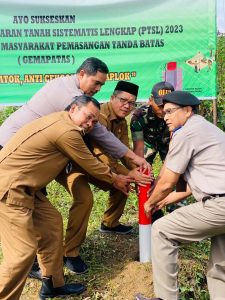 Plt. Sekda Hadiri Pencanangan Gerakan Masyarakat Pemasangan Tanda Batas