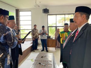 Dua Pejabat Pengawas Lingkup Kemenag Aceh Utara Dilantik