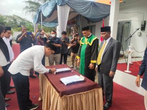 KIP Kota Langsa Lantik 198 PPS, Nasional Serentak se Indonesia