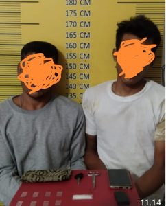 Transaksi Narkoba, Dua Pria Diamankan Sat Resnarkoba Polres Langsa