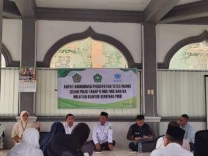 Difasilitasi UNICEF, Kemenag Pidie Gelar Rakor dengan Madrasah Dalam Upaya Percepatan Sub PIN Putaran II Imunisasi Polio