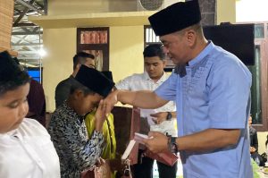 Rutin, Polres Aceh Utara Gelar Yasinan dan Doa Bersama Serta Santuni Anak Yatim