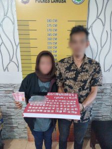 Jual Sabu, Pasutri Diamankan Satuan Resnarkoba Polres Langsa