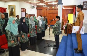 Pj Bupati Kukuhkan Pengurus Serta Buka Raker DEKRANASDA Pidie