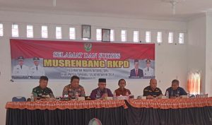 Staf Ahli Bupati Tapsel Buka Musrenbang Tingkat Kecamatan Muara Batang Toru Tahun 2024