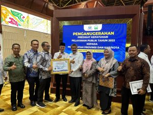 Pemkab Aceh Utara Raih PenghargaanDari Ombudmans RI