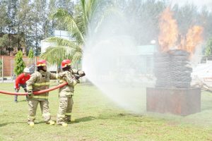 Peringati Bulan K3, PLTU Nagan Raya Adakan Fire Drill Competition