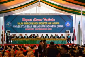 Dandim 0111/Bireuen Menghadiri Senat Terbuka Wisuda Magister Dan Sarjana Universitas Islam Kebangsaan Bireuen